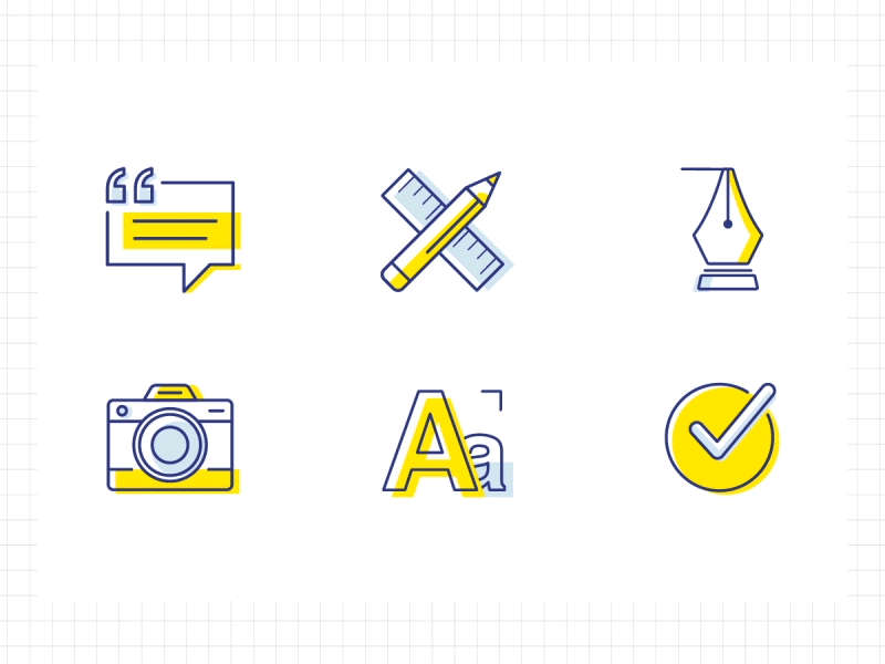 Animated icons by E. Stone