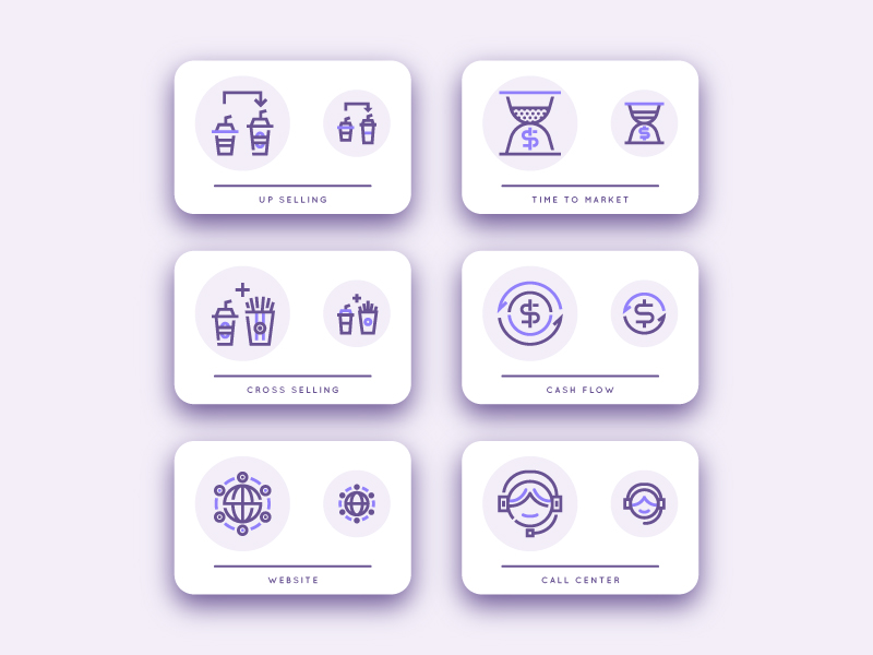 Customer Relationship Management Icon Pack by Anas Niam Zuhdy