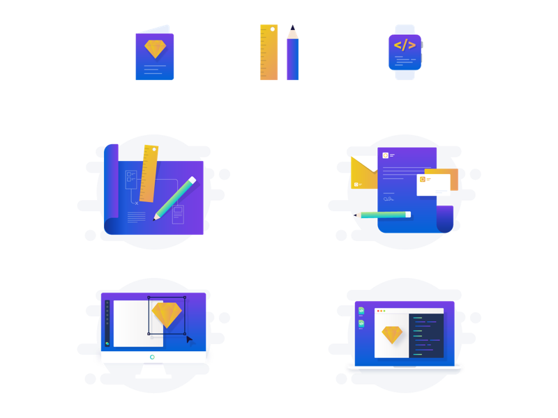 Pixack Studio ilustrations by Mubin ul haq Vhora