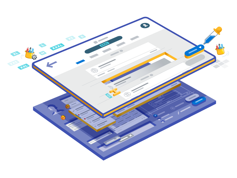 Appway Design System illustration by Pank