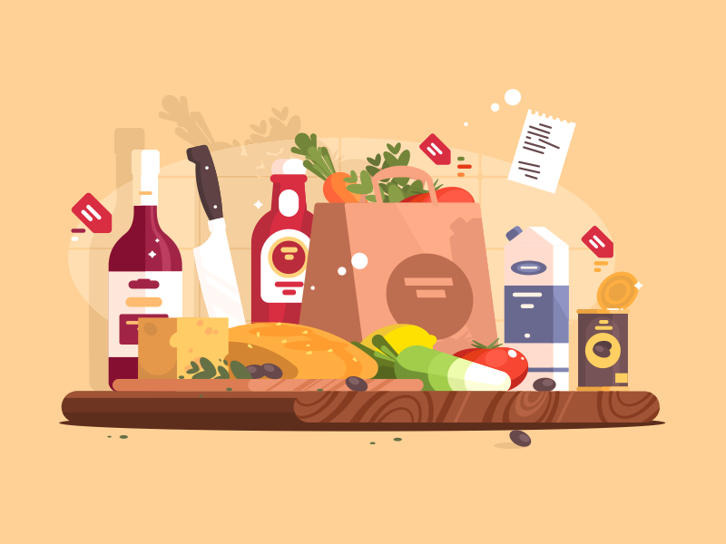 Food illustration by Kit8