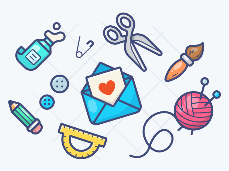 Handcrafted icons by Alex Kunchevsky