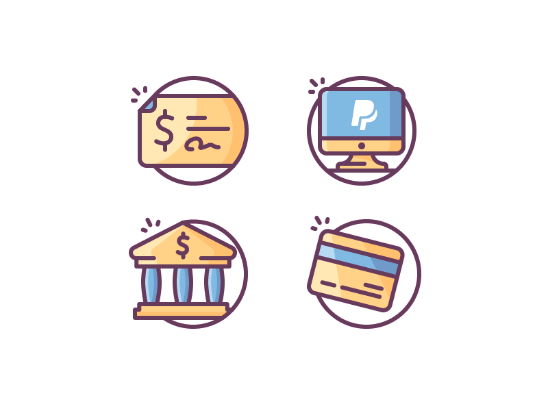 Payment icons by Justas Galaburda
