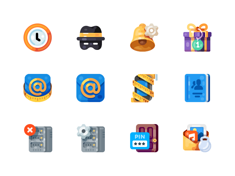 Color icons by Evgeniy Dolgov