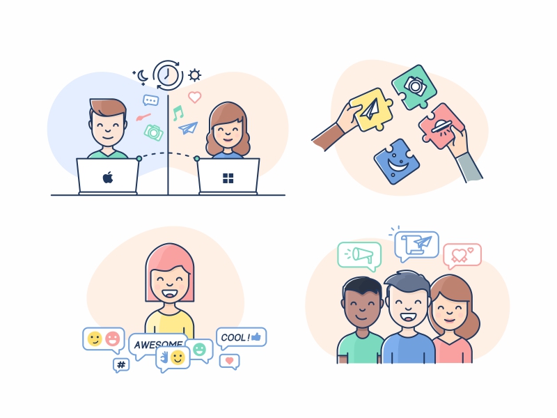 Line Illustrations by Aleksandar Savic