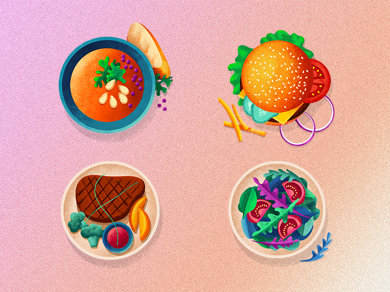 Food icons by Viktoria Martyniuk
