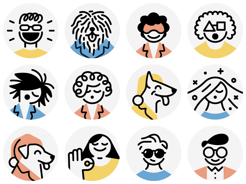 Casper / Avatars icons by Justin Tran