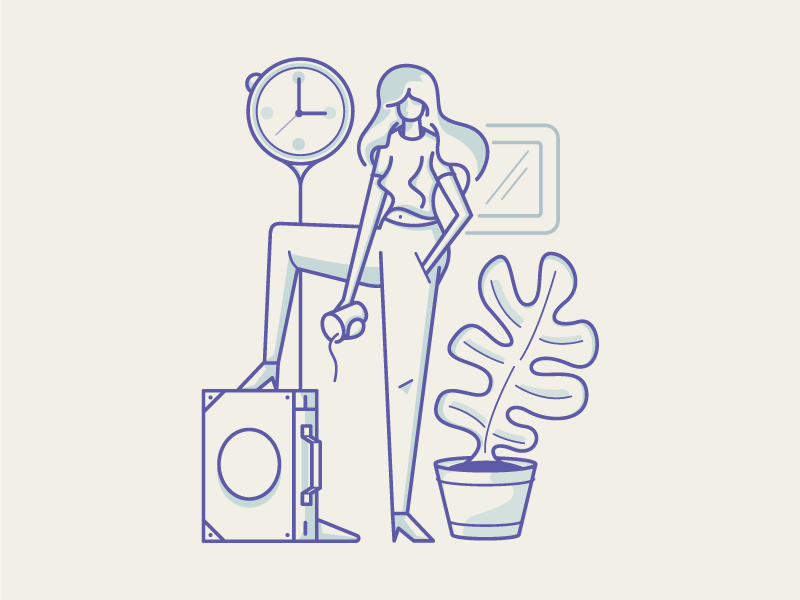 Annoying Meeting Times Illustration by Turgay Mutlay