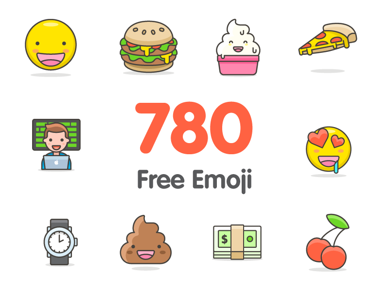 Vector Emoji icons by Vincent Le Moign