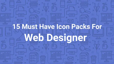 15 must have Icon packs if you are a Web Designer