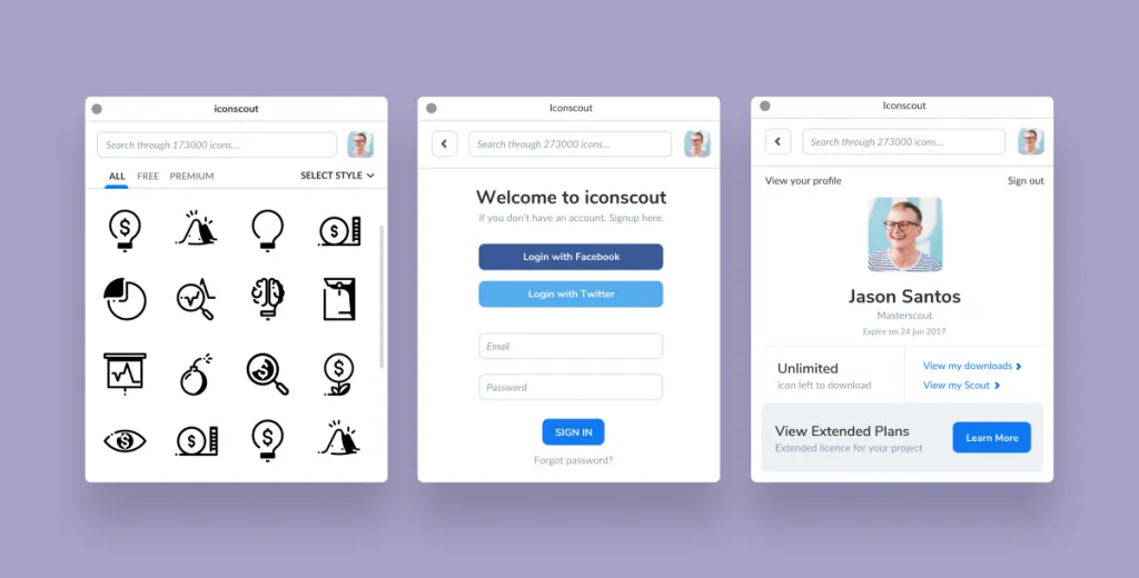 Iconscout Plugin