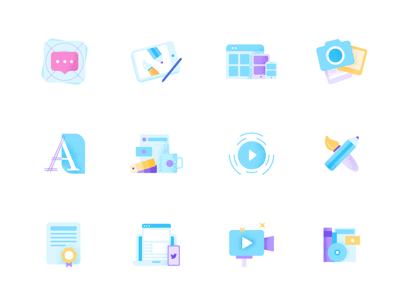 baisc icons by dalpat prajapati