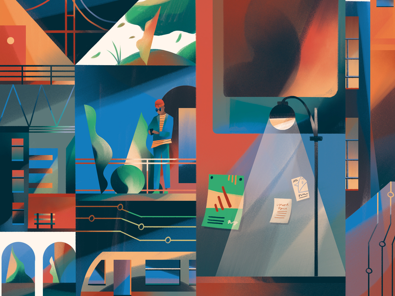 wifi city by Folio Illustration Agency