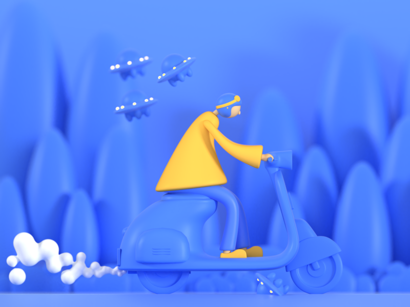 Help me illustration by Aldi Solihin for Orizon