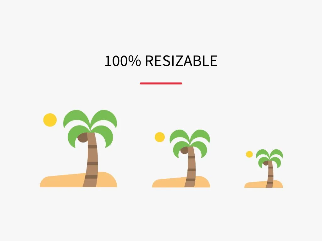 100% resizable icons by Iconscout