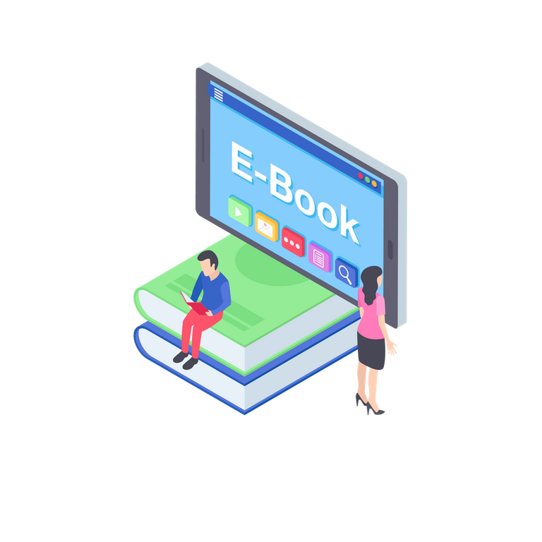 E-books illustrations