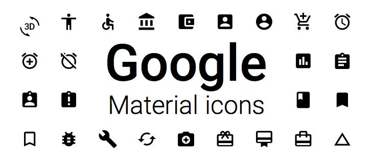 Google Material icons library