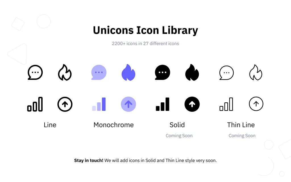 Unicons icon library
