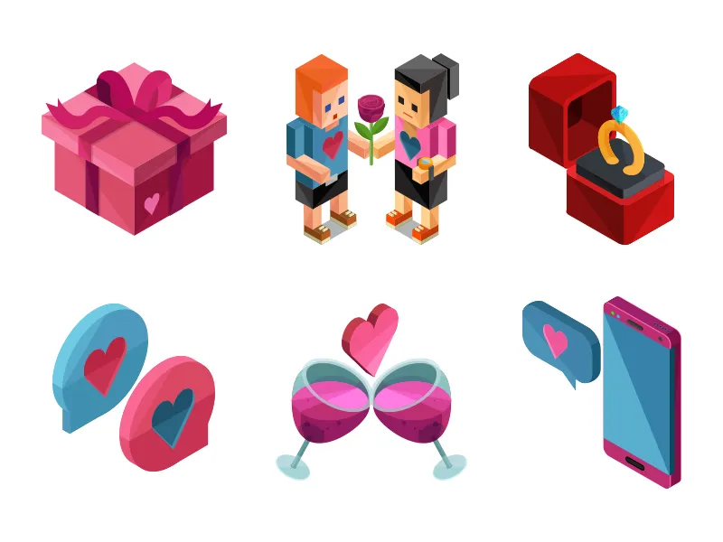 11 Great Valentine's Icon Packs of 2017