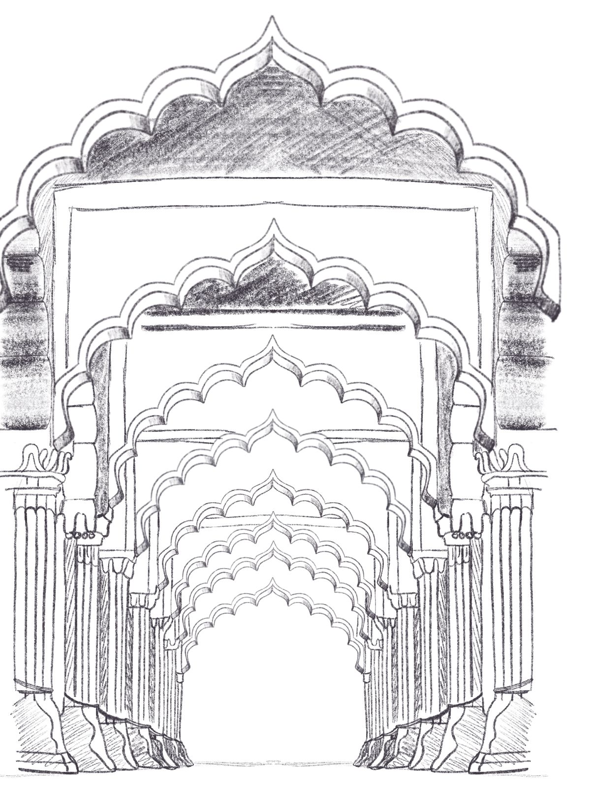 How I created Indian Monument illustrations - Design Tutorial