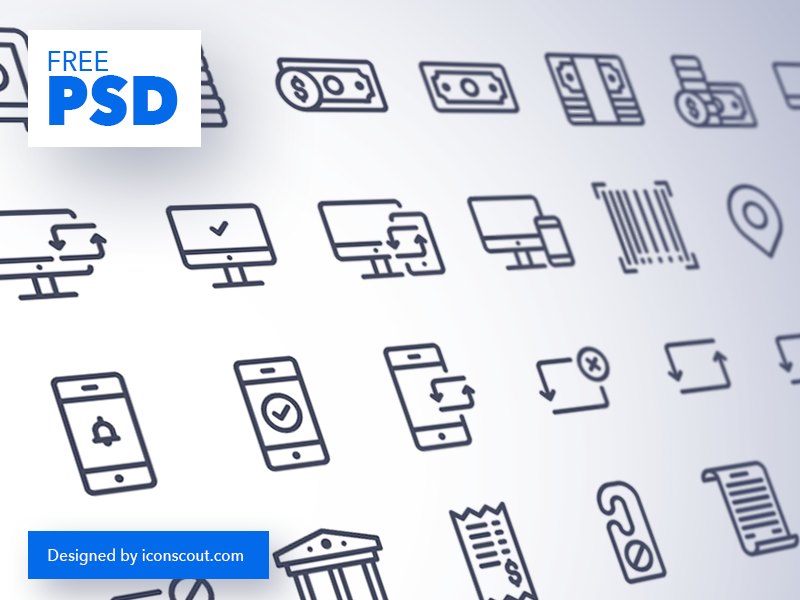 Download Free Icon Pack Mockup Psd File Design Resource Iconscout Blogs