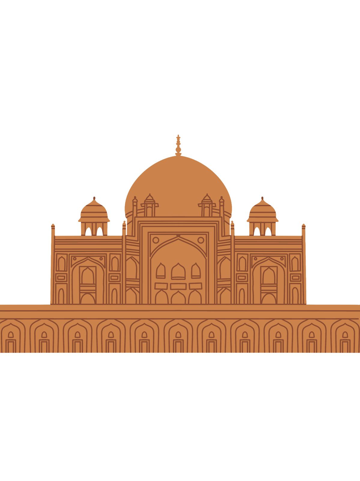 How I created Indian Monument illustrations - Design Tutorial ...