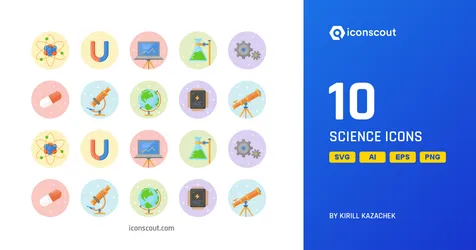 Science and Technology icons - 400+ icons | Free | Premium Collection