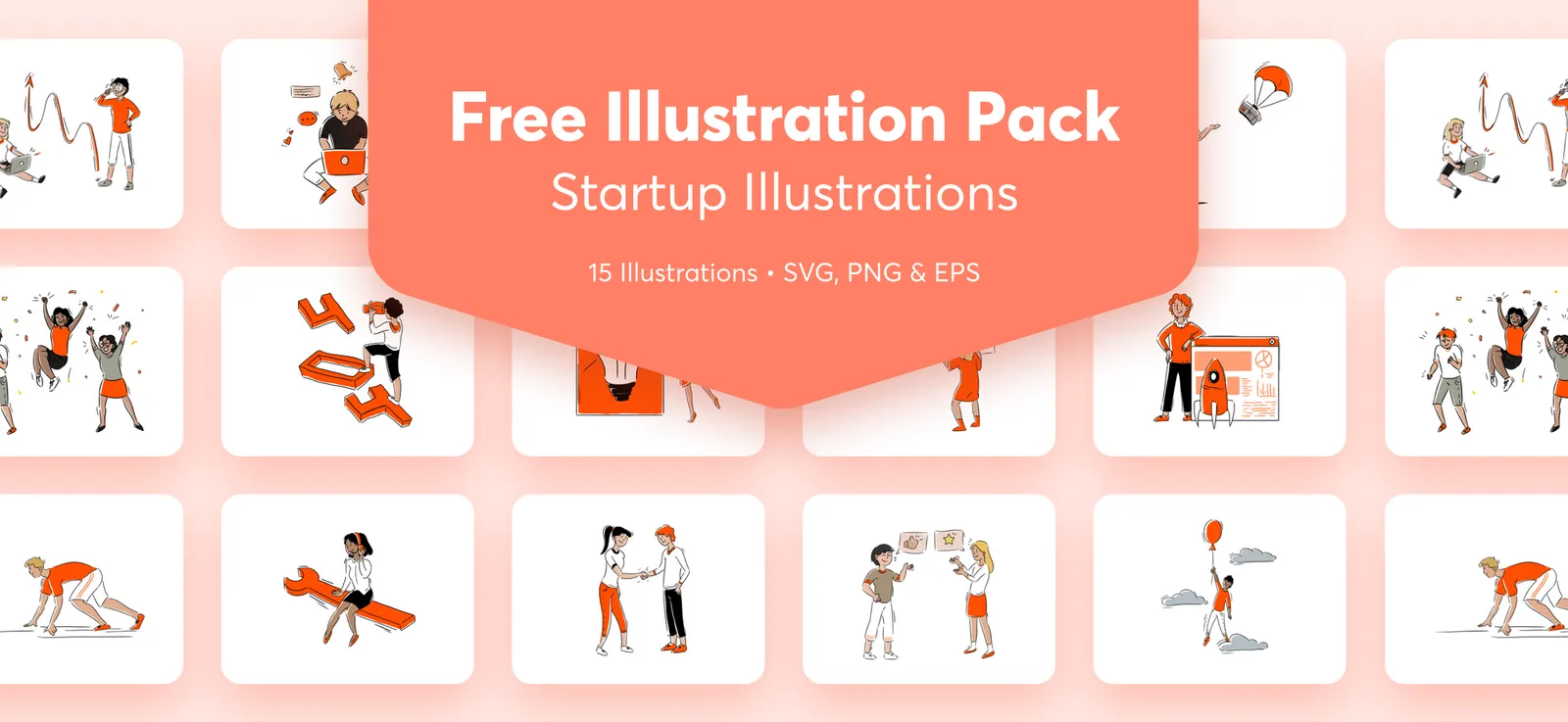 Free Startup Illustrations Pack