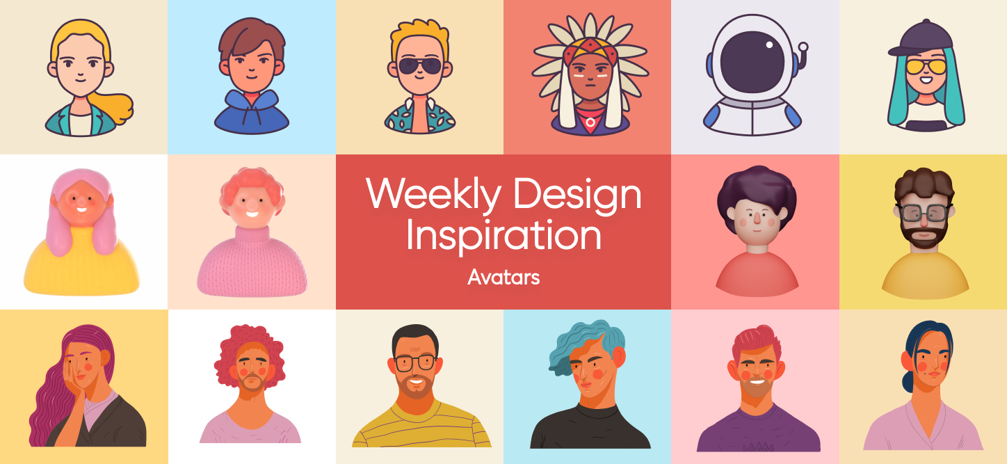 Weekly Design Inspiration - Avatars