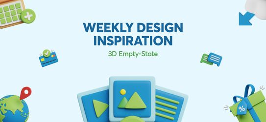 Design Inspiration - Empty State 3D Pack