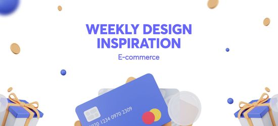 Weekly Design Inspiration - E-commerce & Shopping