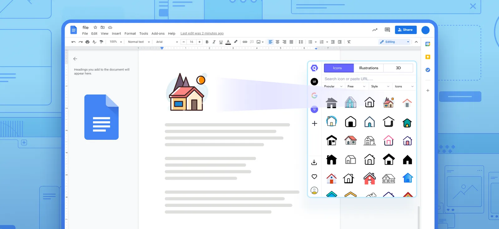 Quick Hack: Add Icons to Google Docs