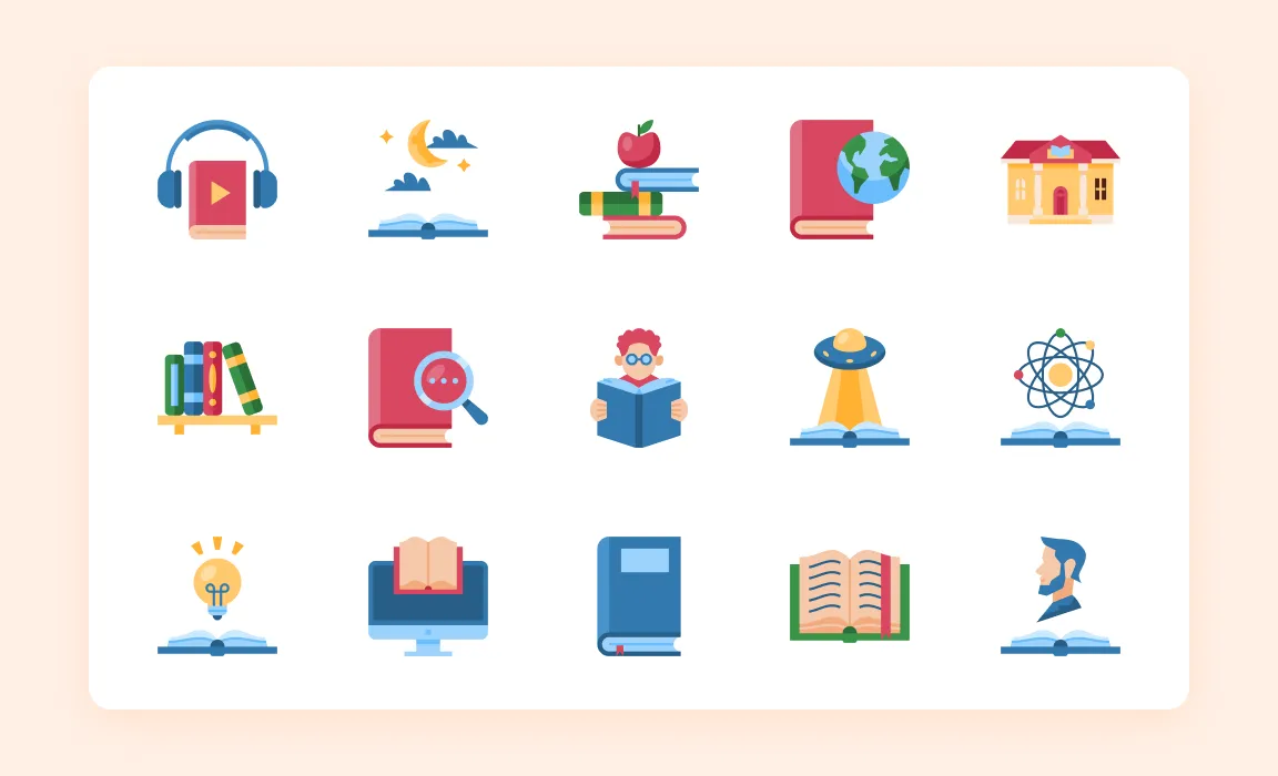 Literacy Icon Pack - Iconscout