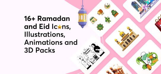 16+ Ramadan and Eid Icons, Illustrations, Animations and 3D Packs