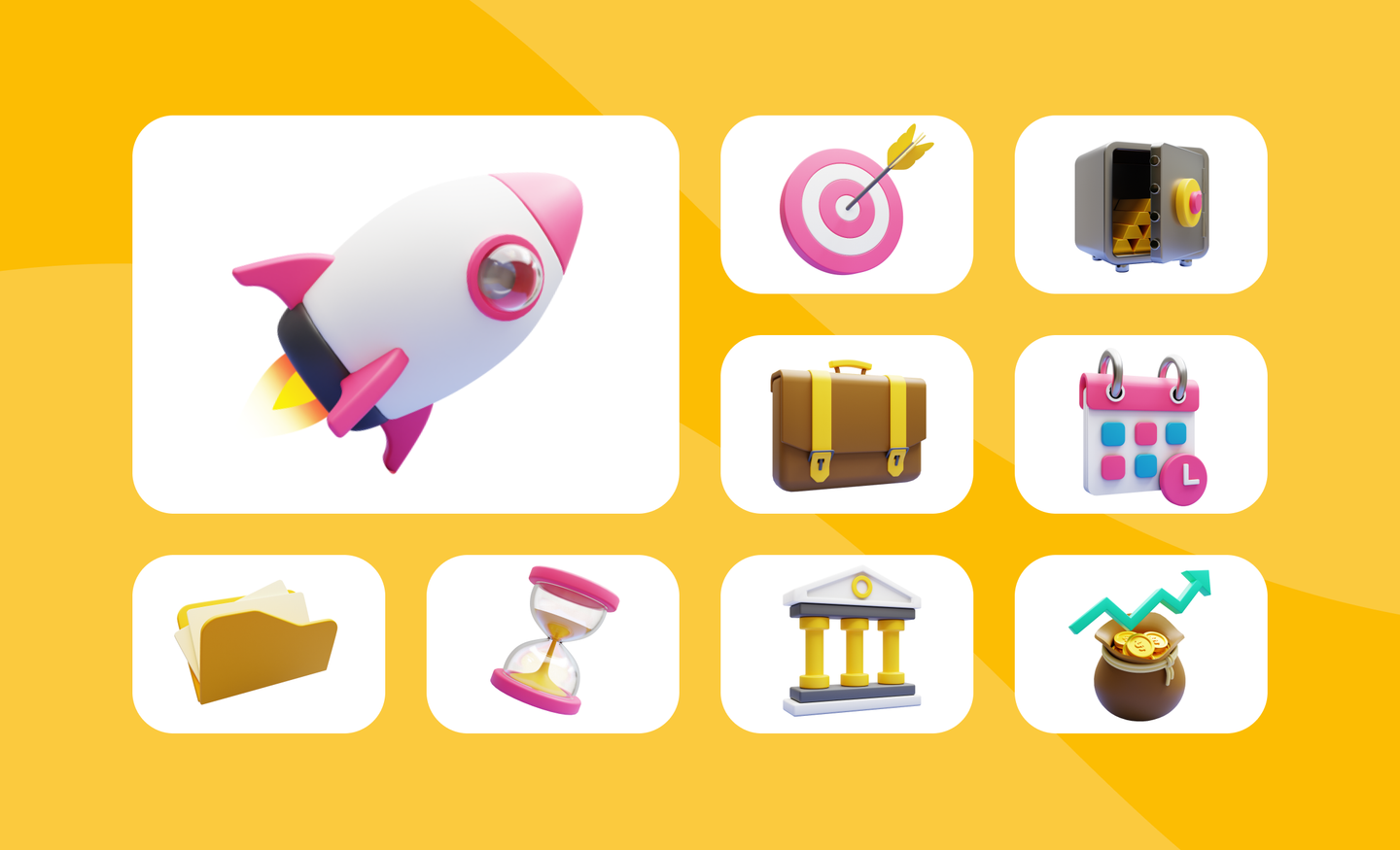 Business Management 3D Illustration Pack by Iconscout Store