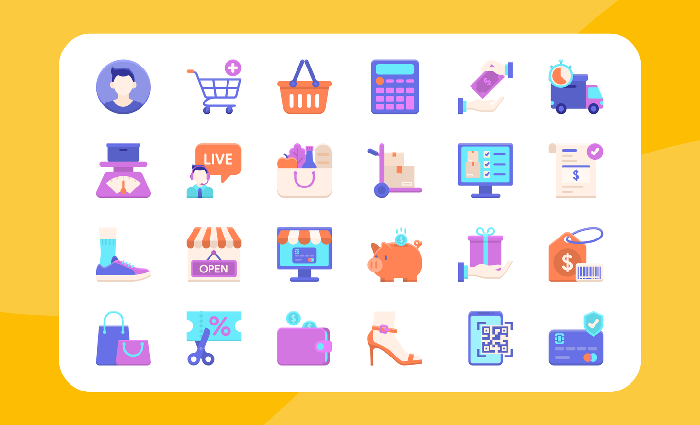 E-Commerce Icon Pack by Flat-icons.com