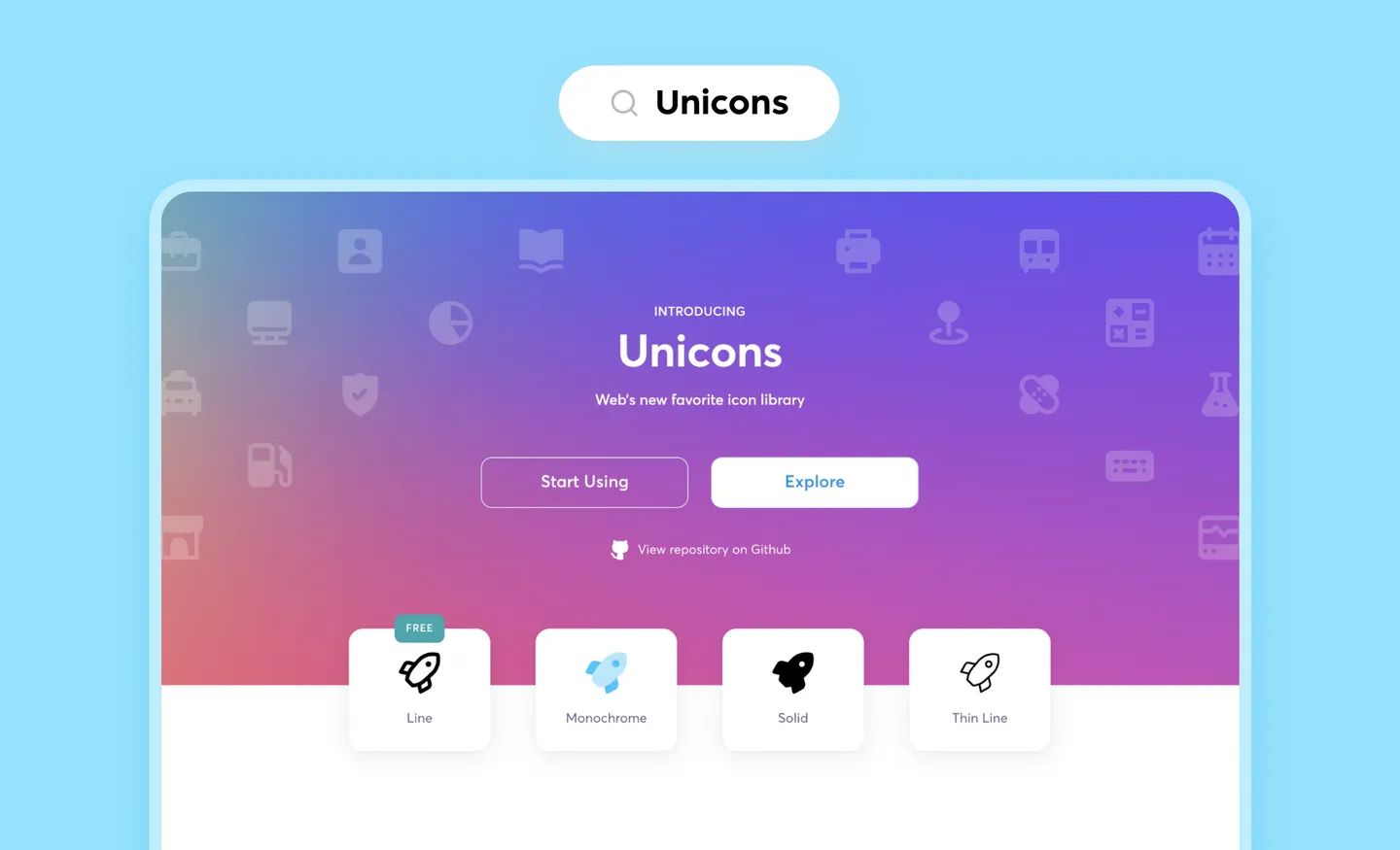 Unicons icons for Vue.js