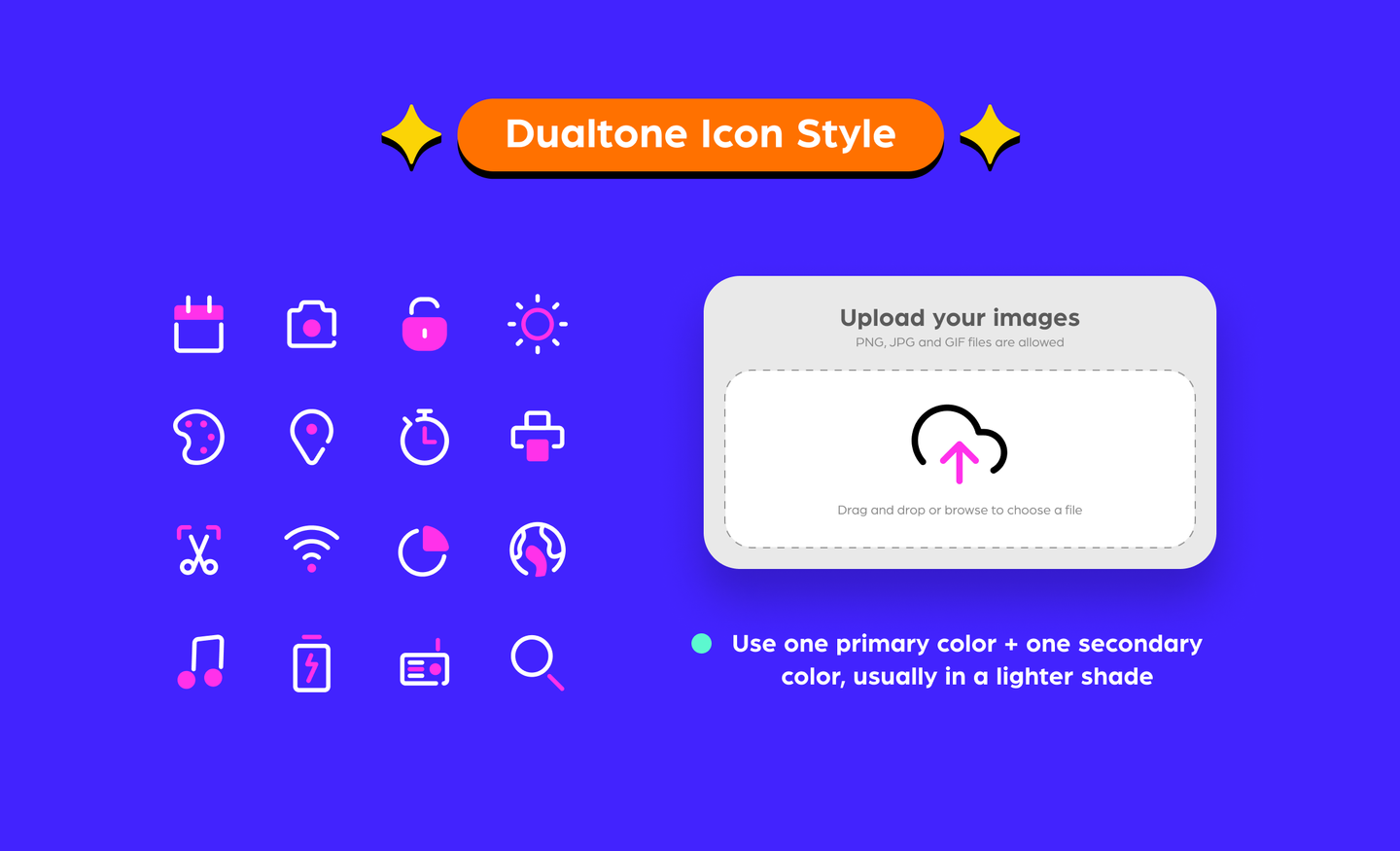 A guide to the dualtone icon style