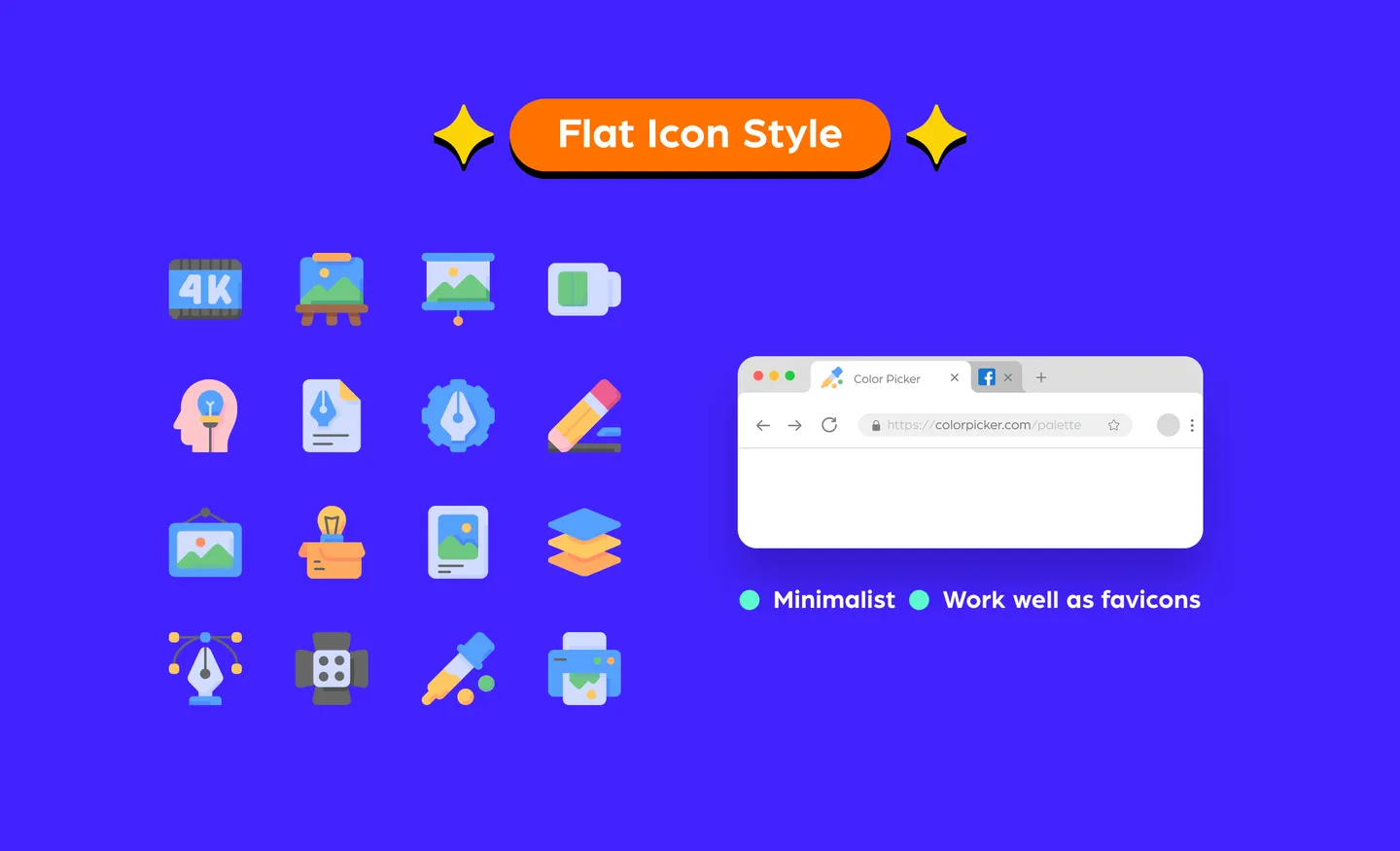 A guide to the flat icon style