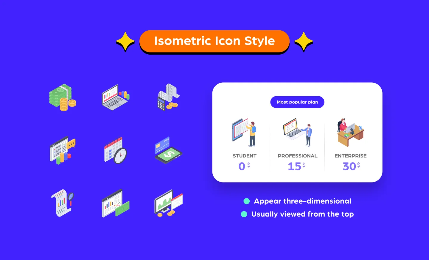 A guide to the isometric icon style