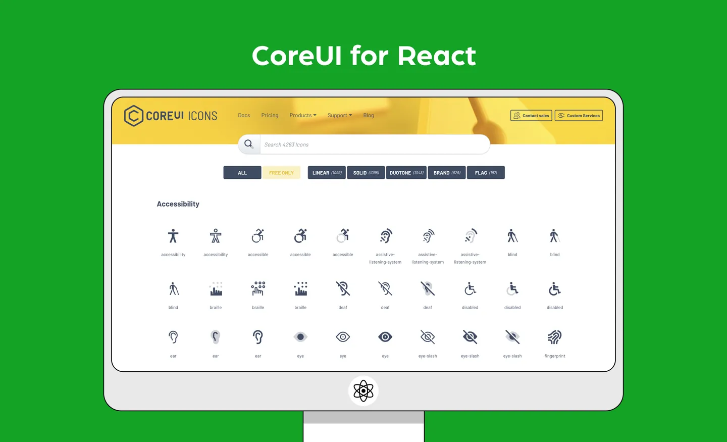 CoreUI for React
