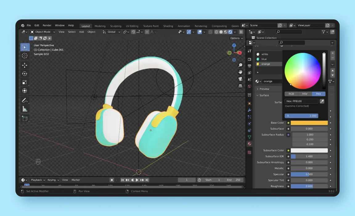 Change the base color