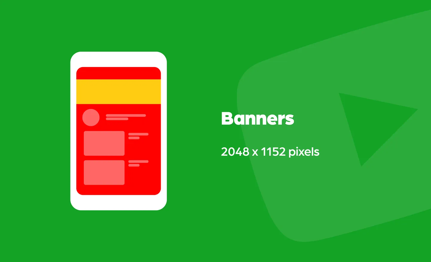 YouTube banners size