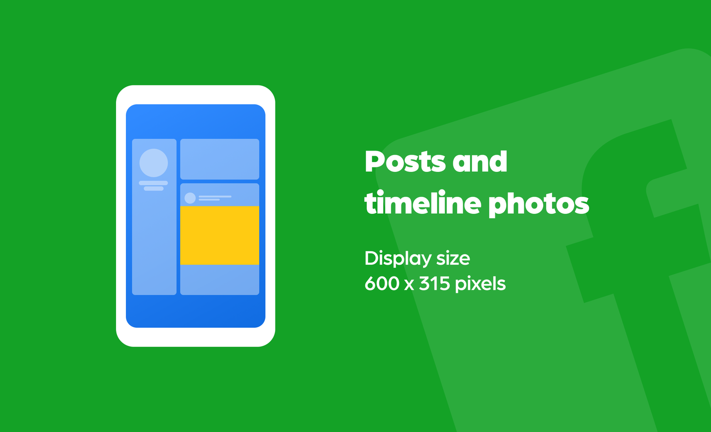 Facebook posts and timeline photos size