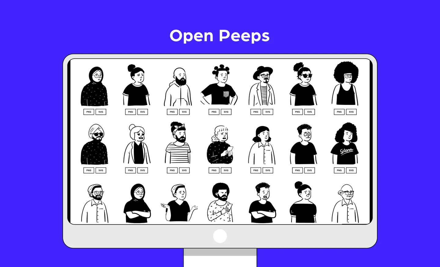 PEEPS 3D Avatar-Maker Library