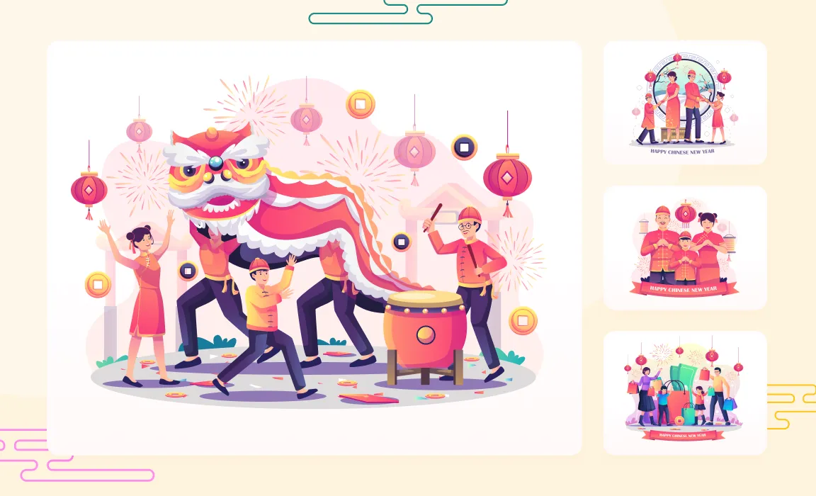 Chinese New Year Illustration Pack