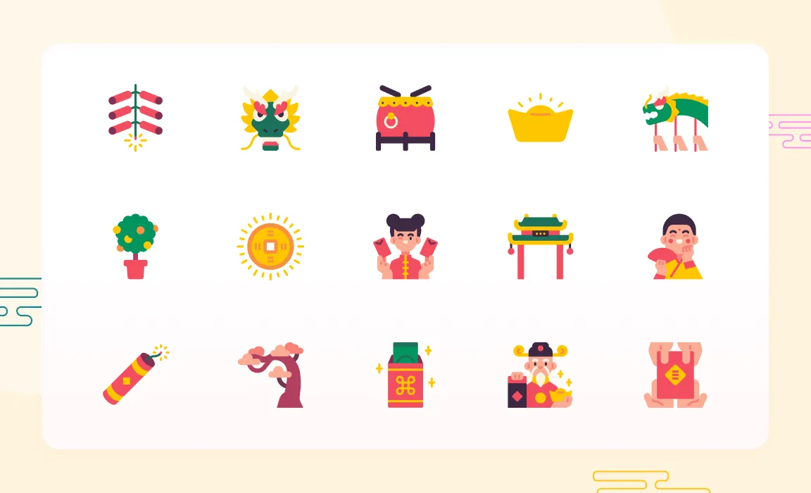 13 Lunar New Year Icons, Illustrations, Animations and 3D Illustration  Packs - IconScout Blogs