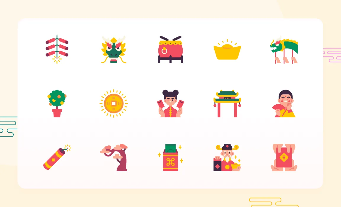 Lunar New Year Icon Pack