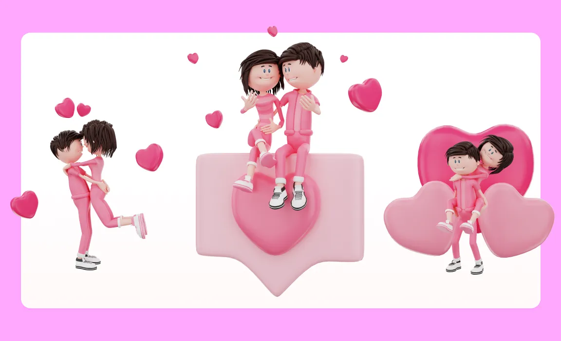 22 Valentine’s Day Animations, Icons, Illustrations, and 3D Illustration Packs