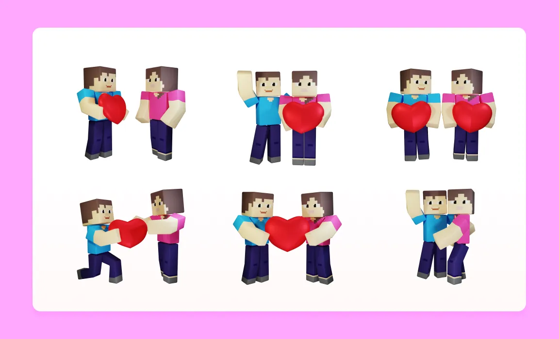 22 Valentine’s Day Animations, Icons, Illustrations, and 3D Illustration Packs